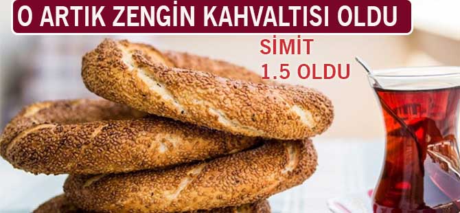 Bafra'da Simit 1,5 TL Oldu