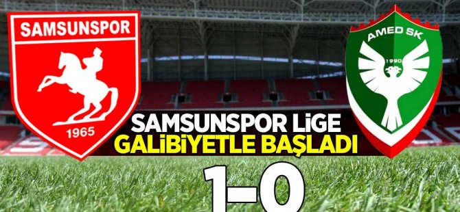 Samsunspor 3 puan ile başladı