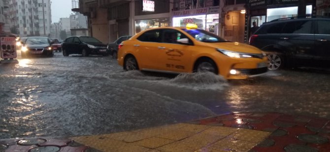 Bafra yine yağmura teslim oldu