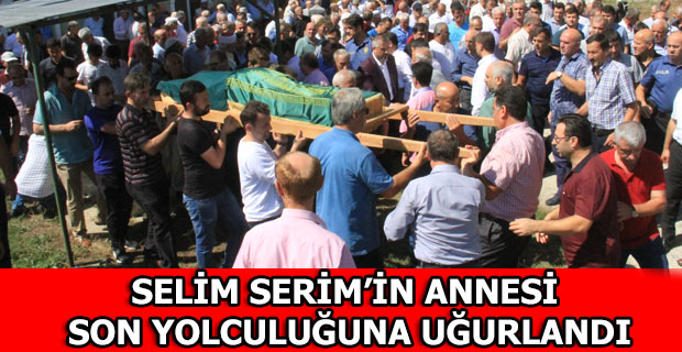 Bafra Kaymakamlığı Makam Şöförü Selim Serim’in annesi son yolcuğuna uğurlandı.