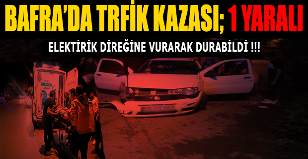 Elektrik Direğine Vurarak Durabildi !!!