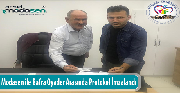 Modasen ile Bafra Oyader Arasında Protokol İmzalandı