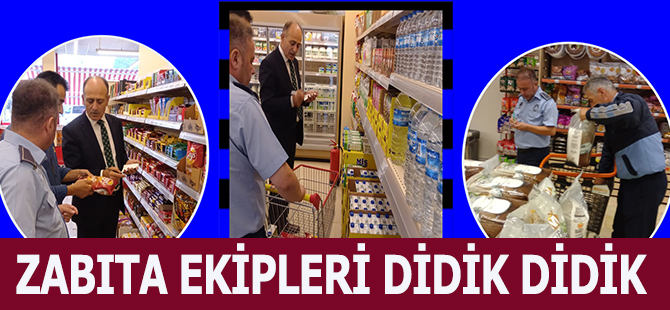 BELEDİYE ZABITA EKİPLERİ DİDİK DİDİK