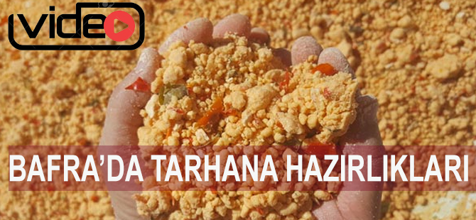 Bafra’da Tarhana Hazırlığı