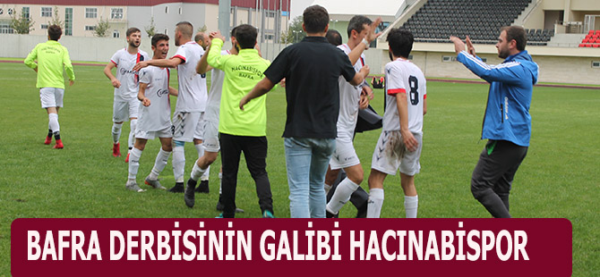 Bafra Derbisinin Galibi  Hacinabispor