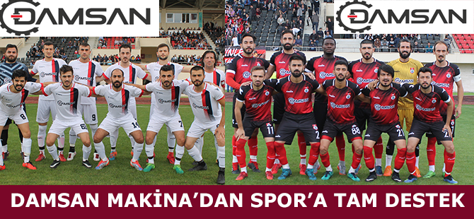 DAMSAN MAKİNA’DAN SPOR’A TAM DESTEK