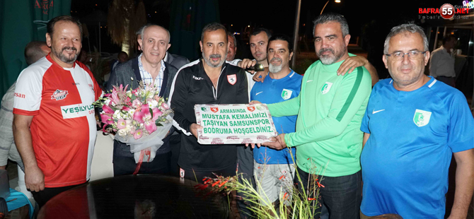 Yılport Samsunspor, Bodrum’da çiçeklerle karşılandı