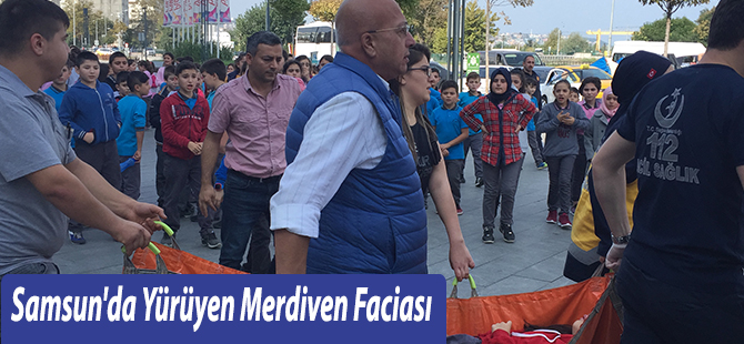 Samsun'da Yürüyen Merdiven Faciası