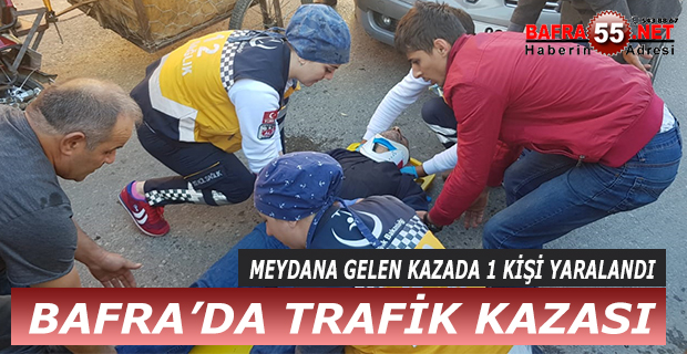 Meydana Gelen Kazada 1 Kişi Yaralandı !!!