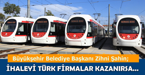 7200 avroluk tramvay parçası 6 bin liraya üretildi