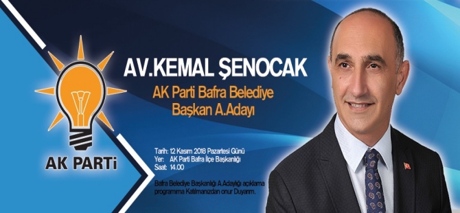 Avukat Kemal Şenocak aday adaylığını açıklıyor