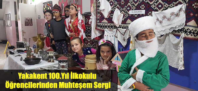 Yakakent 100.Yıl İlkokulu Öğrencilerinden Muhteşem Sergi