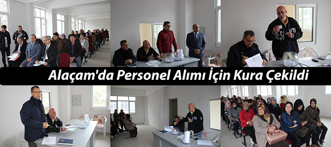 Alaçam'da Personel Alımı İçin Kura Çekildi