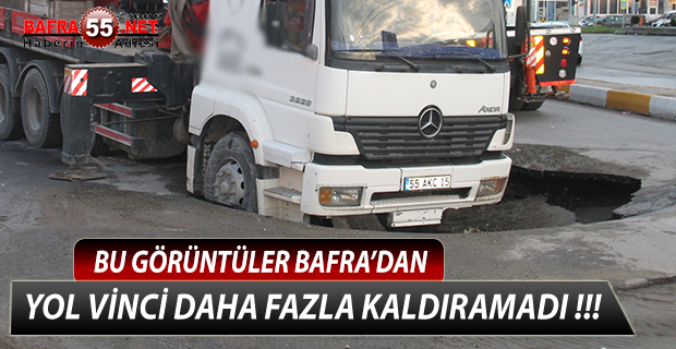 YOL VİNCİ DAHA FAZLA KALDIRAMADI !!!