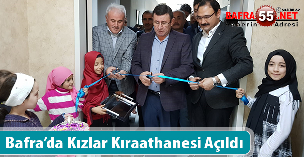 Bafra’da Kızlar Kıraathanesi Açıldı