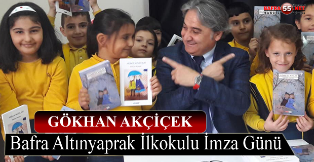 ŞAİR ve YAZAR AKÇİÇEK ALTINYAPRAK İLKOKULU' NDA