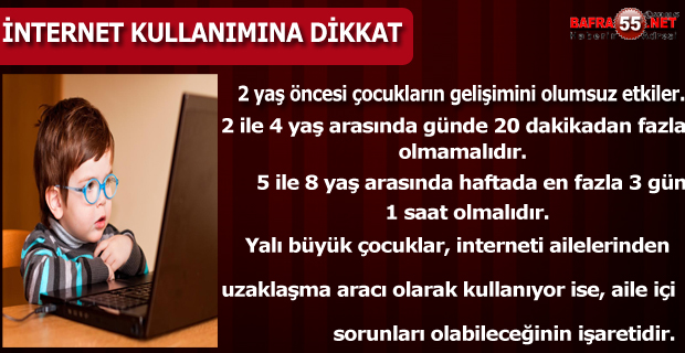 ÇOCUKLAR, AİLELERİNDEN FAZLA İNTERNETE VAKİT AYIRIYOR