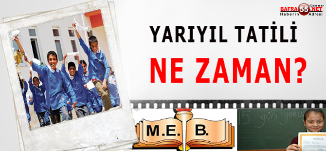 15 tatil ne zaman başlıyor?