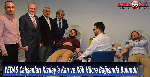 YEDAŞ Çalışanları Kızılay’a Kan ve Kök Hücre Bağışında Bulundu