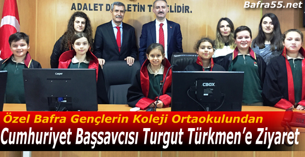 Bafra Cumhuriyet Başsavcımız Sayın Turgut Türkmen “Gençlikte Kariyer Günleri” Programının İlk Konuğu