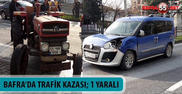 Samsun Sinop Yolunda Kaza 1 Kişi Yaralı