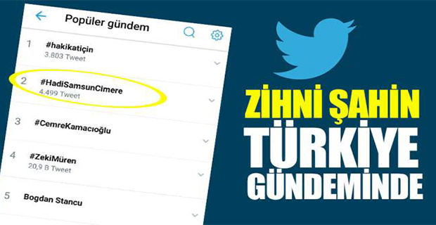 ZİHNİ ŞAHİN YENİDEN TÜRKİYE GÜNDEMİNDE !!!