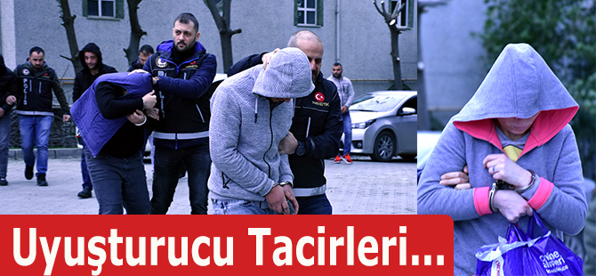 Samsun'da Uyuşturucu Tacirlerine..