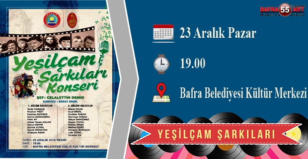 'Unutulmaz Yeşilçam Şarkıları' Konseri