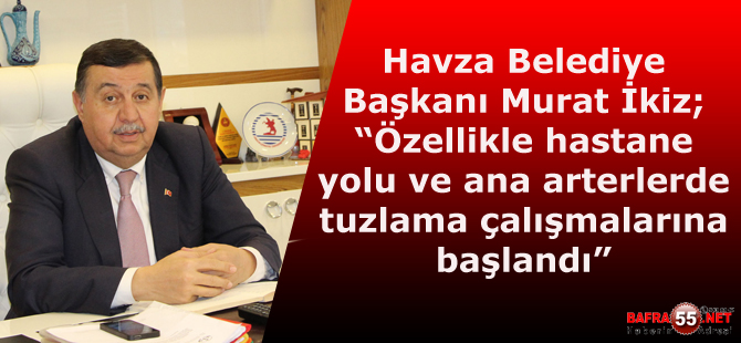 Havza İlçesinde Kar Yağışı Etkili !