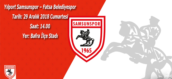 Samsunspor Bafra'da Hazırlık Maçı Yapacak