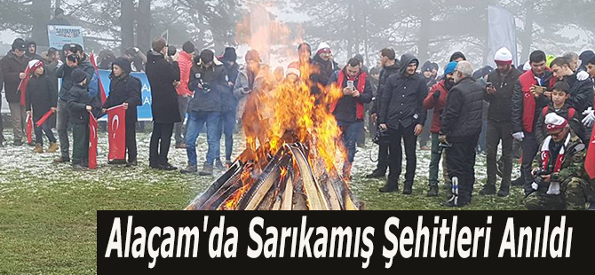 Alaçam'da Sarıkamış Şehitleri Anıldı