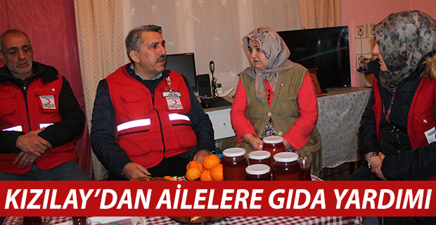 KIZILAY’DAN AİLELERE GIDA YARDIMI