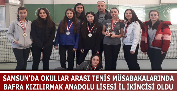 BAFRA KIZILIRMAK ANADOLU LİSESİ İL İKİNCİSİ OLDU