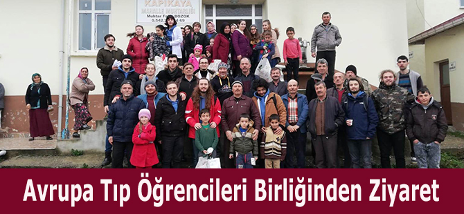 Avrupa Tıp Öğrencileri Birliğinden Ziyaret