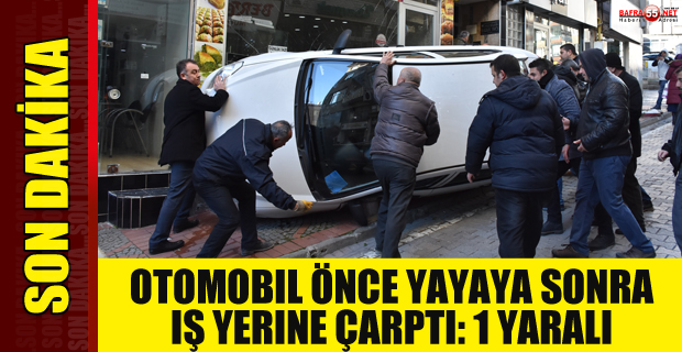 Otomobil Kazası: 1 yaralı!