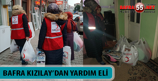 BAFRA KIZILAY’DAN YARDIM ELİ