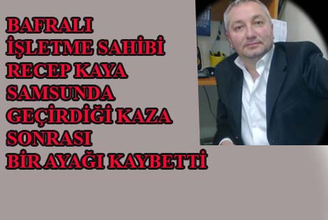 SAMSUN DÖNÜŞÜ KAZA 4 YARALI