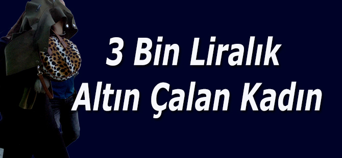 3 Bin Liralık Altın Çalan Kadın