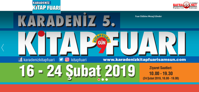 "Karadeniz 5. Kitap Fuarı" 16 Şubat'ta açılacak