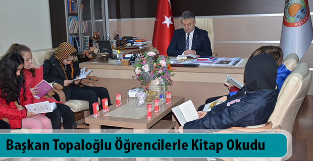 Başkan Topaloğlu Öğrencilerle Kitap Okudu