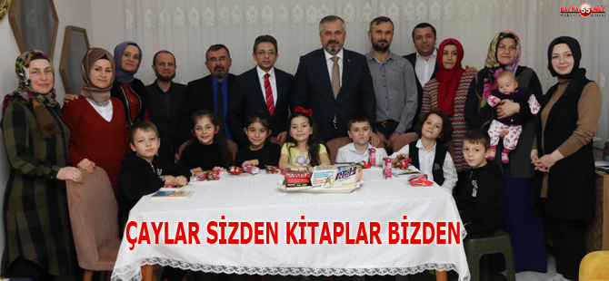 BAFRA'DA "ÇAYLAR SİZDEN KİTAPLAR BİZDEN"PROJESİ