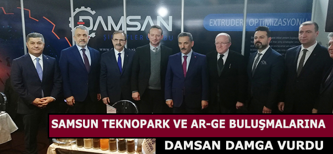 SAMSUN TEKNOPARK VE AR-GE BULUŞMALARINA DAMGASINI VURDU