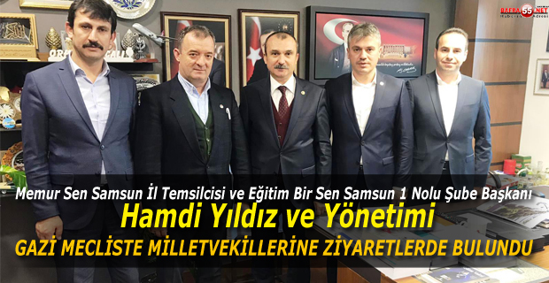 SAMSUNLU BÜROKRATLARIN ZİYARETİ