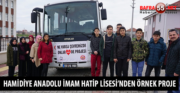 HAMİDİYE ANADOLU İMAM HATİP LİSESİ’NDEN ÖRNEK PROJE