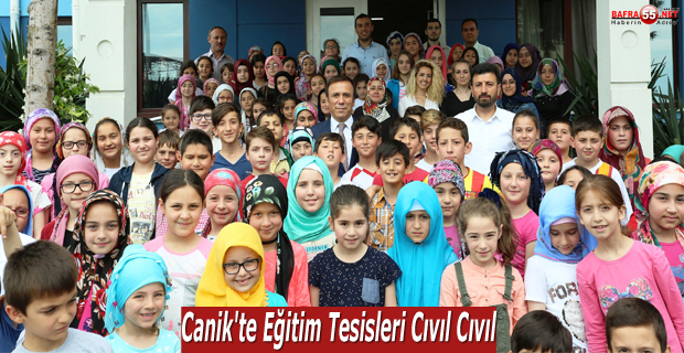 Canik'te eğitim tesisleri cıvıl cıvıl