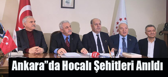 Ankara”da Hocalı Şehitleri Anıldı