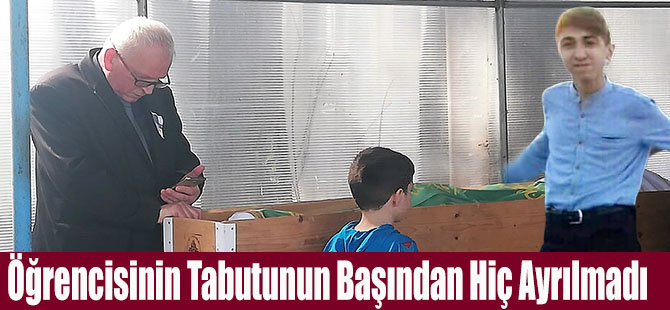 Öğrencisinin Başından Hiç Ayrılmadı