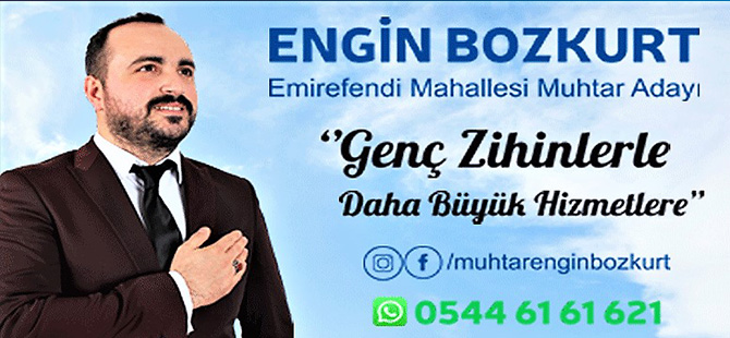 Engin Bozkurt Emirefendi Mahallesi Hak ettiği Değeri Görmeli