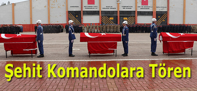 Şehit Komandolara Tören