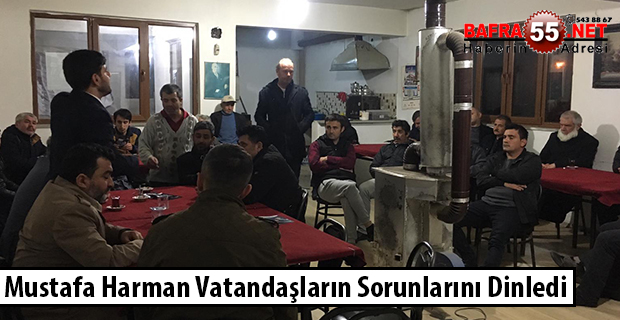 Mustafa Harman Vatandaşların Sorunlarını Dinledi